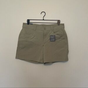 NWT flawed Eddie Bauer slight curvy sightscape horizon short stone color sz.14
